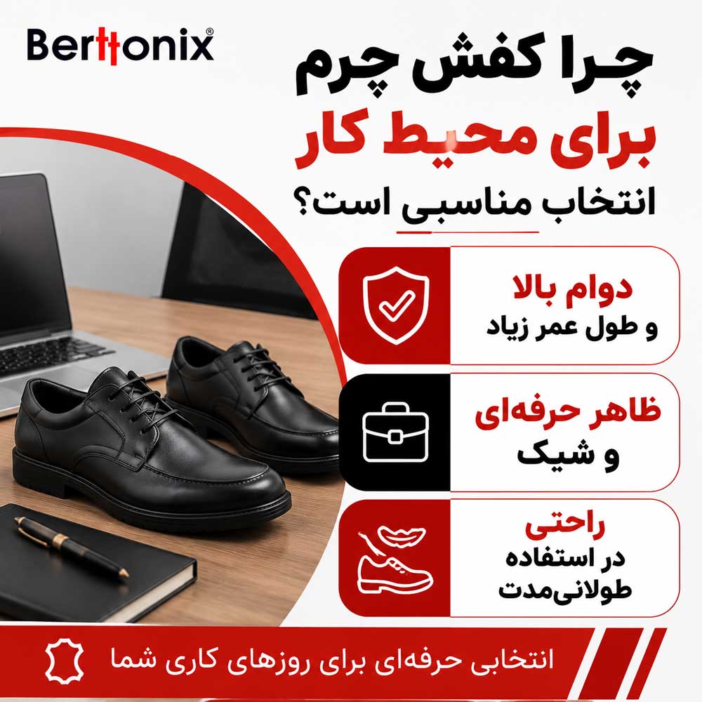 چرا کفش چرم برای محیط کار انتخاب مناسبی است؟